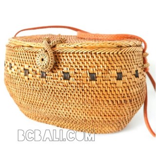 sling bags ata rattan ethnic motif handmade women design